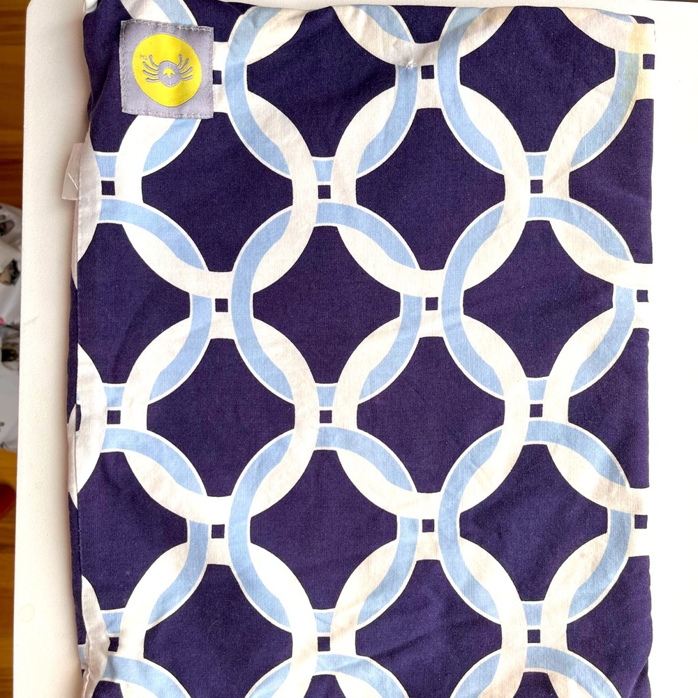 Itzy Ritzy Wet / Dry Bag - Blue Geometric